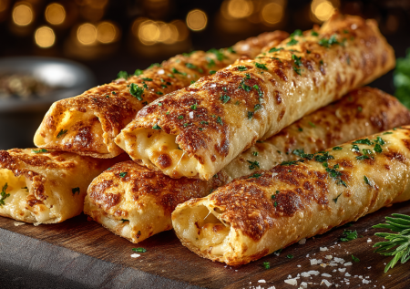 Хрустящие палочки с сыром и зеленью — секрет идеального фуршета. Готовятся быстрее, чем закипает чайник