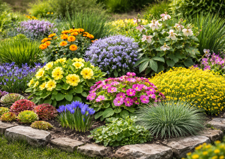 Можно высаживать уже в апреле: эти цветы не боятся весенних заморозков. Ленивая клумба с неприхотливыми растениями