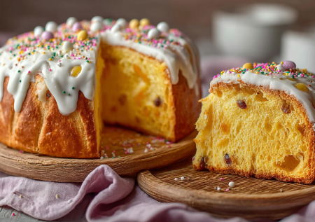 Готовим тесто на ночь — утром ставим выпекать: кулич «Бриошь» — пористый, не черствеет