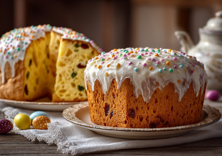 Из обычной муки и молока: пасхальный кулич на пушистом тесте — сдобный и душистый