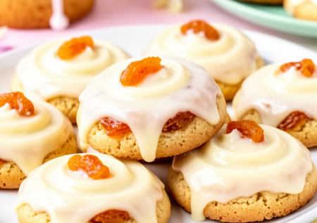 Взбиваю муку с яйцом — пеку пасхальное печенье с курагой и глазурью. Нежнее суфле, вкуснее кулича. Простая выпечка к чаю