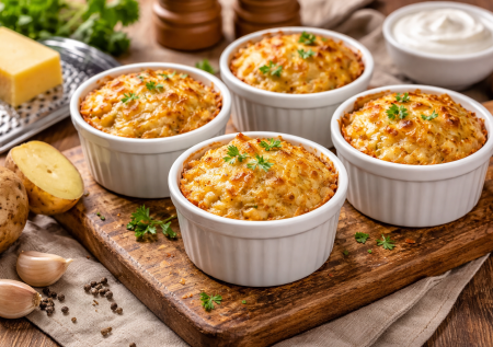 Картофель «Романофф» из 3 ингредиентов — нежный, ароматный и сытный гарнир, который легко становится полноценным блюдом