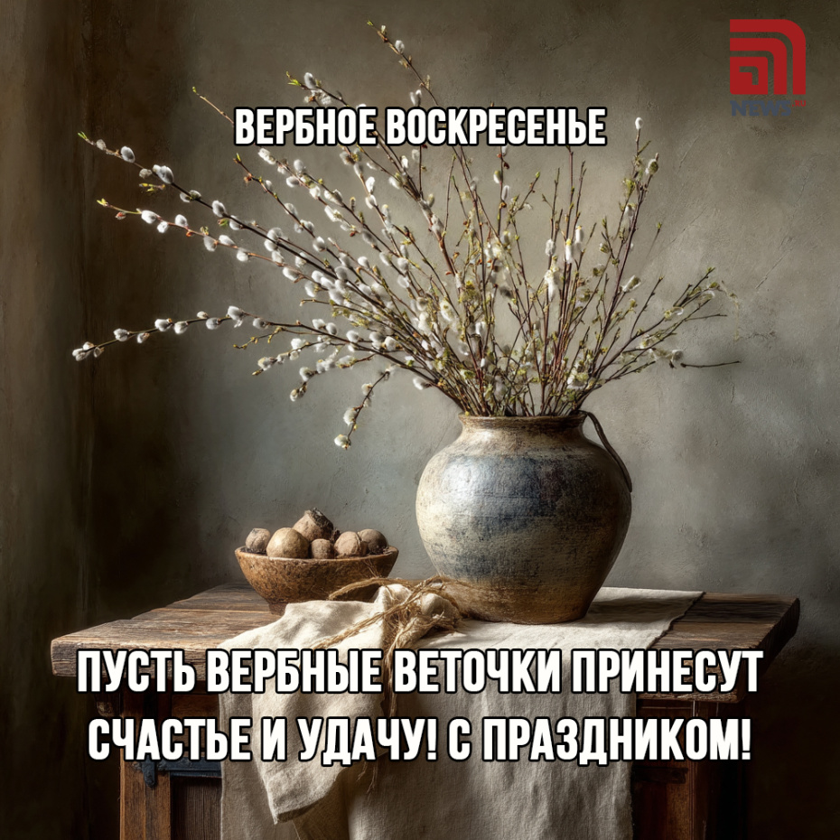 Вербное воскресенье в 2026 году