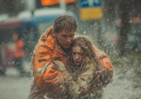 Спасший девочку от наводнения мужчина рассказал об инциденте