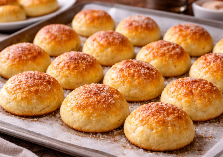 Творожные булочки-малышки пекутся 12 минут: берем пачку брикетного творога и 2 яйца. Идеально и без заморочек