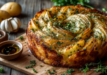 Аромат Прованса в постном исполнении — готовлю идеальную галету-розочку из картошки