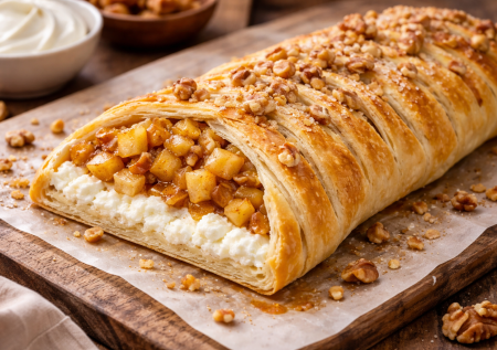 Жарю яблоки и беру пачку творога — обалденный пирог за 15 минут. Никакой мороки, а вкус как из кондитерской