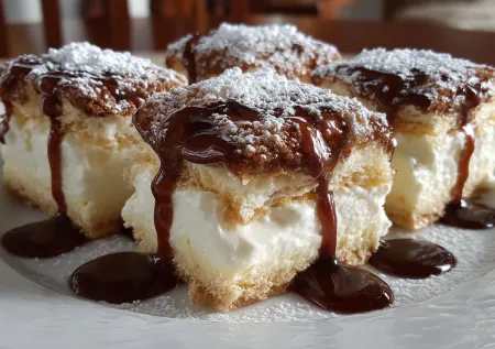 Торт без миксера и коржей: ленивый десерт «Дамские пальчики», который тает во рту