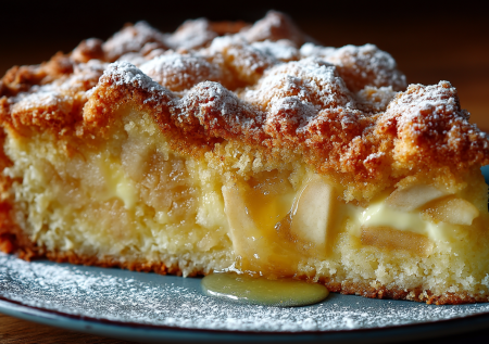 Заливаю яблоки сливками и на 180°С: этот десерт проще шарлотки, но в сто раз изысканнее