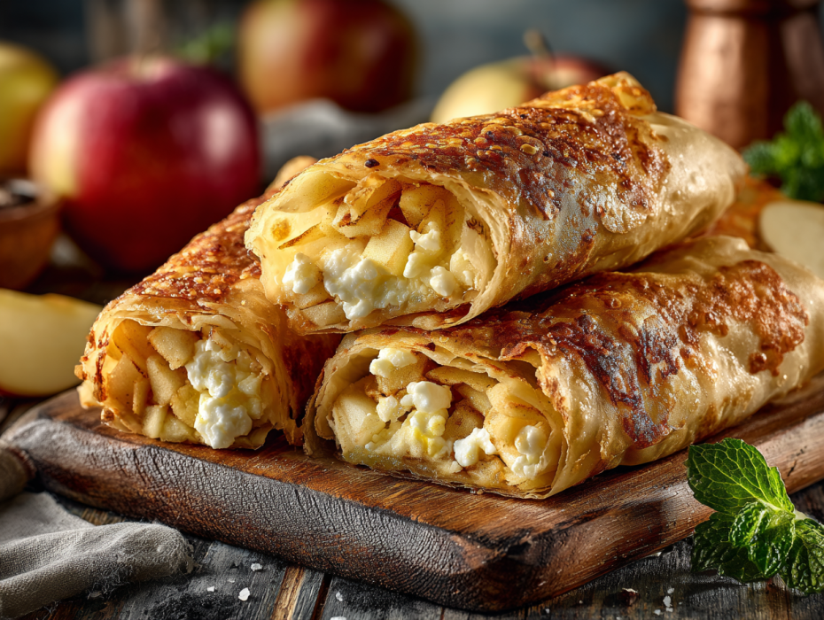 Рецепт 3: пирожки с яблоками и творогом (без муки!)