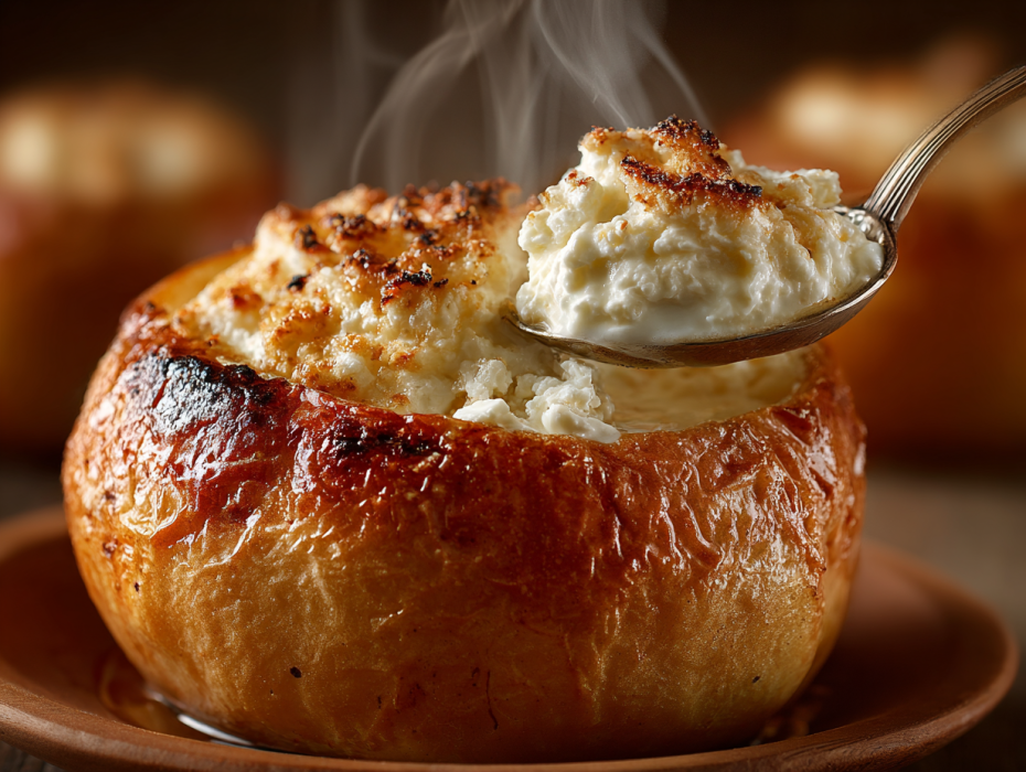 Фаршированные творогом яблоки в духовке