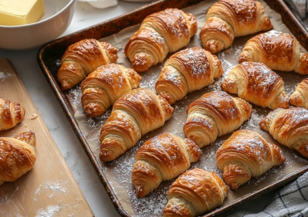 Никакой возни с дрожжами. Творожные рогалики с ванилью пекутся за 20 минут — рассыпчатые, нежные, тают во рту