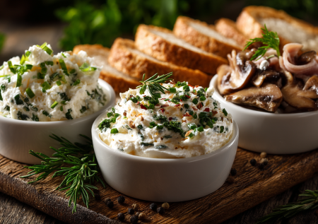 Полезная намазка за копейки. Готовлю сразу 3 варианта: с зеленью, ветчиной и грибами. Вкуснее магазинной — проверяйте!