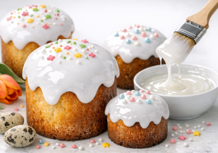 Всего 2 ингредиента — и глазурь готова! Застывает красиво и не осыпается при нарезке. Лучший рецепт к Пасхе