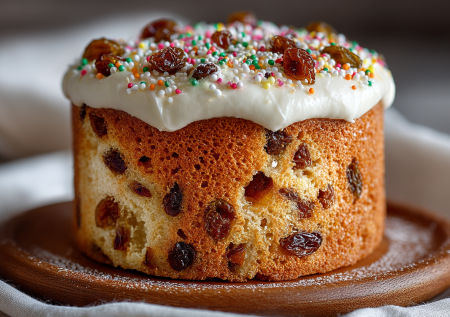 Готовлю тесто в ночь, а утром выпекаю. Княжеский кулич — влажный, нежный, с пористым мякишем и румяной шапкой