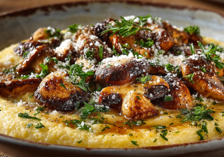 Запишите рецепт идеальной поленты из Италии! Готовлю с грибами и сыром — лучше гарнира не найдете