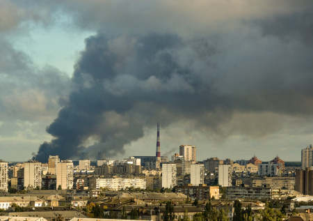 Инфраструктурный объект получил повреждения на Украине в результате взрывов