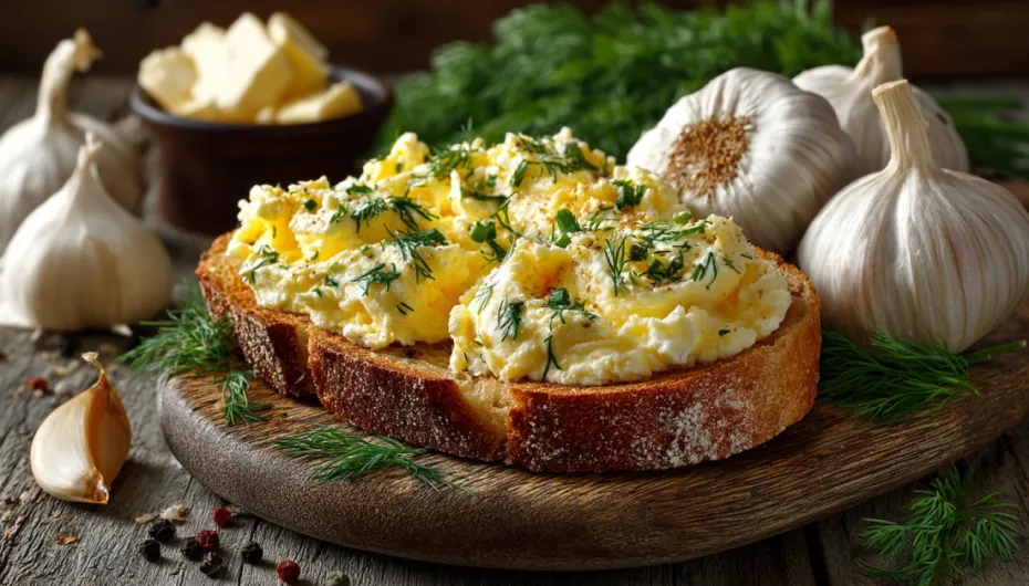 Сырная закуска с чесноком (плавленая классика)