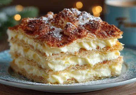 Ленивый наполеон за 15 минут — быстрый торт без выпечки, который удивит гостей