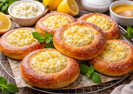 Растворяем дрожжи в 200 мл молока: венгерские ватрушки с творожно-лимонной начинкой — получатся у всех