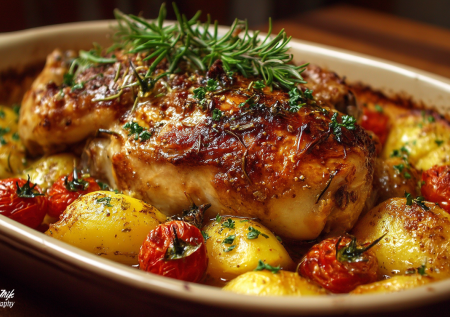 Никаких больше сухих куриных грудок: запекаю курицу по-гречески «Котопуло клефтико» — сочно и вкусно