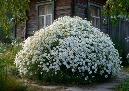 Никакой возни, а красота неземная: белое облако с сотней цветков, от которого не оторвать взгляд