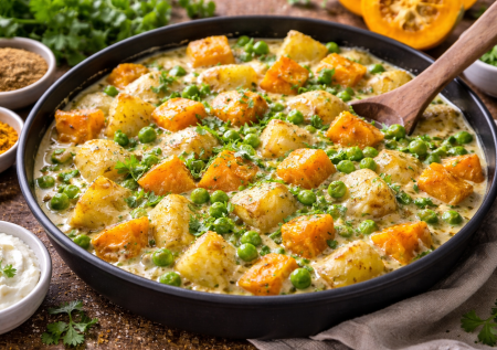 Картошку не жарю и не запекаю: тушу в сметане — сабджи, очень вкусный вариант