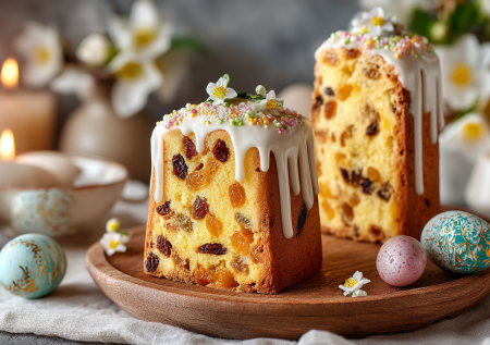 Кладу творог вместо дрожжей, и через 1 час куличи уже испечены: мягкие, с влажным мякишем