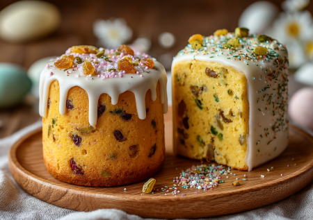 Пасхальный кулич на желтках — ярко-желтый мякиш гарантирован: рецепт теста и белковой глазури