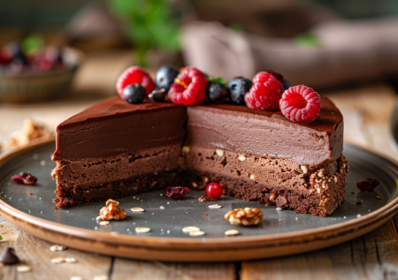 Торт без муки и выпечки — полезный десерт на каждый день, который готовится за считаные минуты