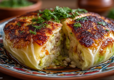 На дрожжах — прошлый век: этот капустный «кулич» с мясом и рисом готовится за час — сытнее пирога и наряднее запеканки