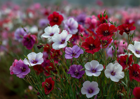 Цветок с «горящими глазками»: посейте прямо в грунт — через 2 месяца получите бело-красный ковер