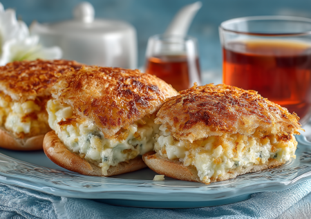 Объедение на завтрак из самых простых продуктов: бутерброды с припеком