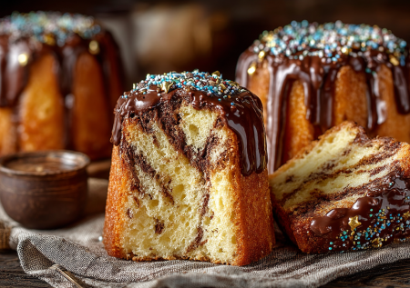 Получился с первого раза: влажный кулич с творогом и шоколадом на Пасху — попробовав, не оторваться