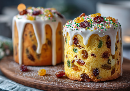 Полкило творога и никаких дрожжей: пасхальный кулич с влажным мякишем и сухофруктами в сиропе