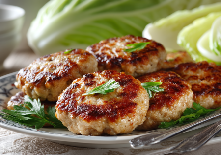 Вместо хлеба в фарш кладу пекинскую капусту — котлеты сочные, даже при повторном разогреве