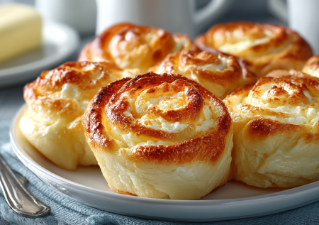 Не лепите из творога сырники, из него можно приготовить завтрак поинтереснее: ароматные рулетики