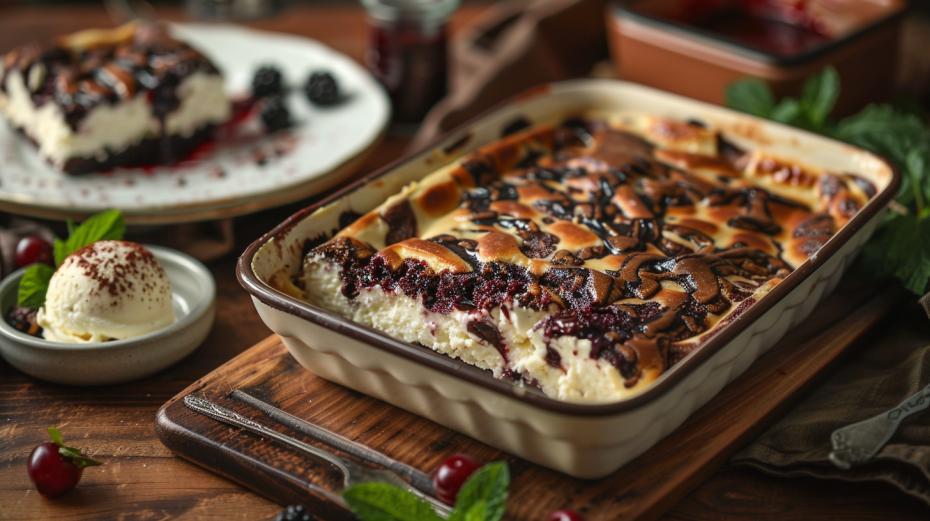 Запеканка на десерт! Готовим блюдо с шоколадом