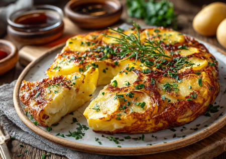 Вместо обычной яичницы на завтрак готовлю картофель под яйцами: фриттата по-домашнему