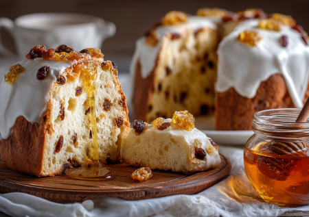 Медовые куличи — трачу на них не больше 1 часа: тесто очень душистое — аромат стоит на весь дом