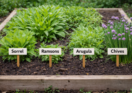 Засадила грядку этими многолетниками: всегда есть зеленушка на салат — неприхотливые, прут макушками после обрезки