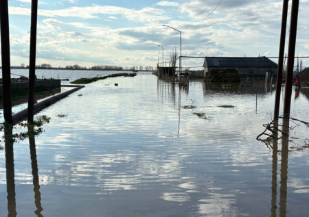 Тракторист угодил в бурную реку в Дагестане