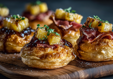 Эти слойки даже сфоткать не успеваю — сметают прямо из духовки: простой рецепт с карамельным ананасом