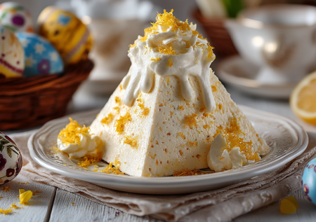 Творожная пасха «Крем-брюле»: ни выпечки, ни духовки, а вкус — как у дорогого десерта
