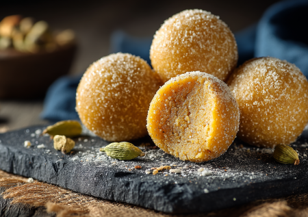 Приготовил бесан ладду — и теперь понимаю, почему Индия помешана на этих шариках