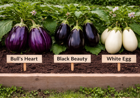 На смену обычным: баклажаны сажаю необыкновенные — 3 сорта. Мясистые, неприхотливые и урожая будет полно