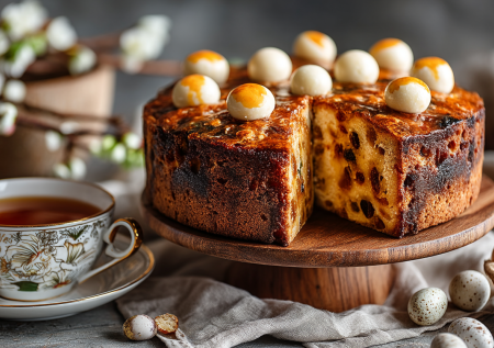 Обычные куличи надоели. Пеку английский симнель — кекс с марципановыми шариками, как в старинных британских рецептах