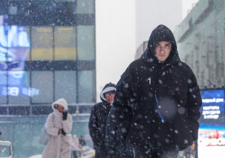 Москвичей предупредили о надвигающейся метели после аномального тепла