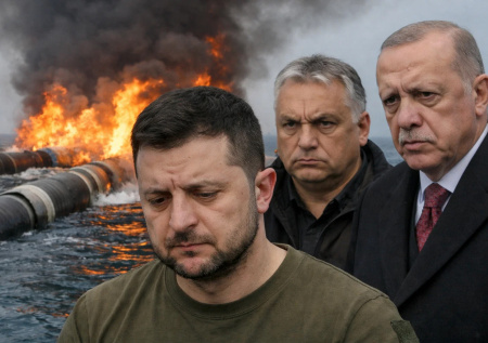 Зеленский бросил вызов Путину и Эрдогану: пытался взорвать «Турецкий поток»