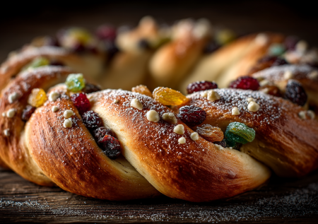 Пасхальный венок с орехами и цукатами — делюсь не просто рецептом, а семейной традицией